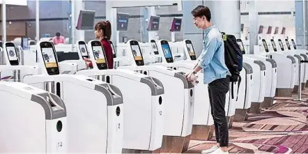  ?? — Changi Airports ?? Singapore’s Changi Airport now has a fully automated departure clearance process.