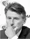  ??  ?? Sebastian Coe