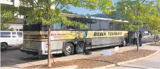  ?? ANDREW WAGAMAN/THE MORNING CALL ?? Clydesdale Bus Lines sought to replace Bieber Transporta­tion after it stopped service this year. Now Clydesdale is seeking a new owner.