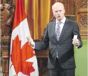  ?? SEAN KILPATRICK / THE CANADIAN PRESS ?? House of Commons Speaker Geoff Regan says he’s heard
from MPs who desire greater respect in the House.