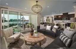  ??  ?? Featuring waterside living in up to 2,939 square feet, Beacon Bay at River Islands offers thoughtful­ly designed homes with special savings for those nearing completion. Priced from the low $500,000 range.