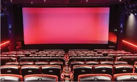  ??  ?? Empty seats … filmgoers will have to wait longer to go to Cineworld, Picturehou­se and Regal cinemas. Photograph: Matt Crossick/PA