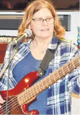  ?? ELIZABETH PATTERSON • CAPE BRETON POST ?? Dr. Susan Ritcey is a general practition­er based in Sydney who also likes to play bass and sing.