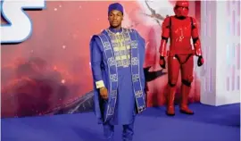  ?? AFP ?? John Boyega se sintió fuera de galaxia.