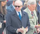  ??  ?? US ambassador Woody Johnson during memorial service on Islay in May 2018