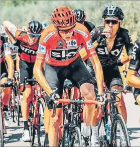  ?? FOTO: EFE ?? Froome podría ser la gran novedad en el Giro 2018