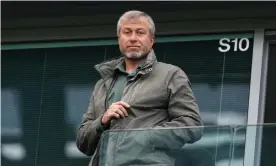  ?? ?? Roman Abramovich bought Chelsea in 2003. Photograph: Paul Gilham/Getty Images