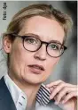  ??  ?? Wusste von der Spende: Alice Weidel