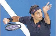  ?? AFP ?? Roger Federer beat Stefanos Tsitsipas in straight sets.