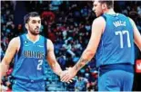  ?? ?? Campazzo y Doncic, con los Mavericks.