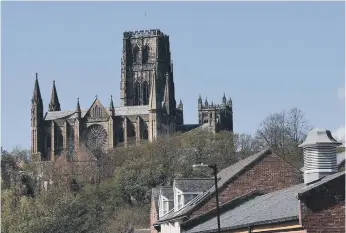  ??  ?? Without the fog, Durham Cathedral would have been very easy for the Luftwaffe to spot. Picture by Frank Reid