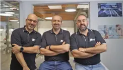  ??  ?? / Scale Up Partner /
De izda. a dcha., Pedro Cepeda, Pablo Penas y Carlos Franco.
_
/ Northweek / Alex Huertas, cofundador de esta empresa, que fue adquirida por Hawkers en 2016.