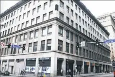  ?? Nate Guidry/Post-Gazette ?? Apartments, offices and retail are planned for the former Frank & Seder department store on Smithfield Street.