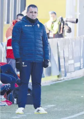  ?? FRANCISCO FERNÁNDEZ ?? Germán Crespo, entrenador del Córdoba CF, ayer en el Reina Sofía.