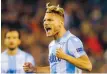  ??  ?? Laziostjär­nan Ciro Immobile.