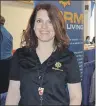  ?? ELIZABETH PATTERSON/CAPE BRETON POST ?? Colleen Clare from CBRM recreation was one of 33 exhibitors taking part in this year’s 50-plus Expo held Saturday at the Whitney Pier legion.