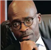  ?? PHOTO: REUTERS ?? Finance Minister Malusi Gigaba has called on the mineral resources minister to consult the mining sector to prevent further damage to the economy.