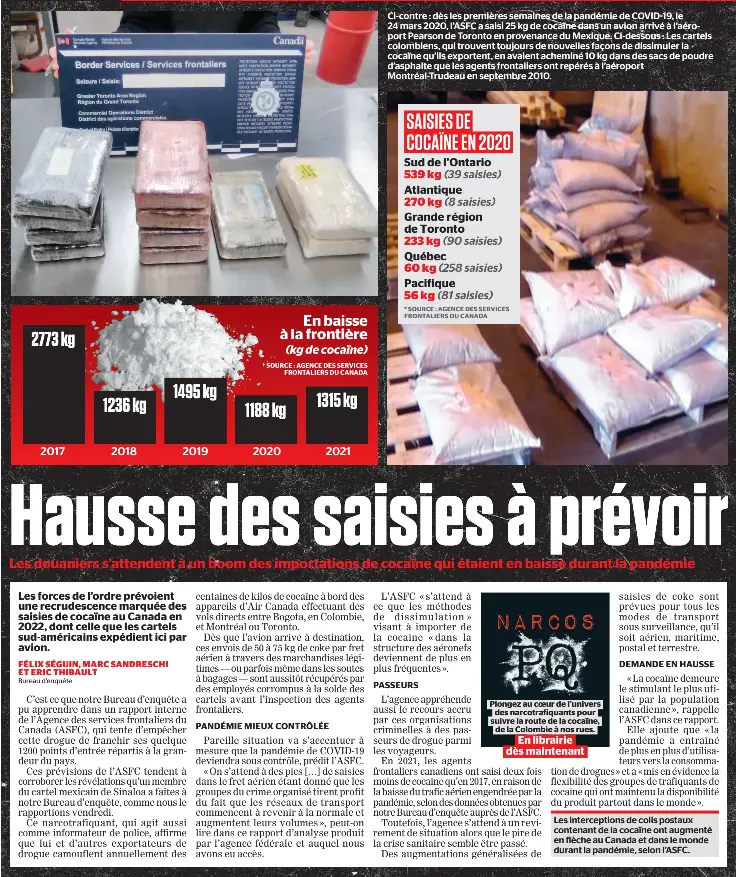 Hausse des saisies à prévoir - PressReader