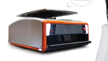  ??  ?? GREYORANGE BUTLER A service robot that streamline­s and accelerate­s the order fulfilment process