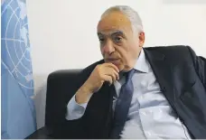  ?? Reuters ?? UN Envoy to Libya Ghassan Salame is expected to push for economic reforms to help cash-strapped Libyans