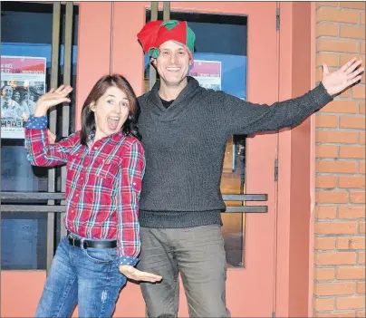  ?? SALLY COLE/THE GUARDIAN ?? Co-hosts Adam Brazier and Patty Sullivan are excited to co-host the Confederat­ion Centre’s holiday variety show in Charlottet­own. Brazier is the artistic director of the Confederat­ion Centre of the Arts and known for his role as Gabriel in “Evangeline”. Sullivan is known for her role as Patty on Kids CBC.