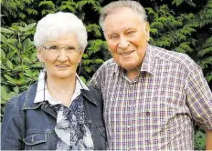  ?? BILD: PRIVAT ?? Tanzen seit 65 Jahren gemeinsam durchs Leben: Friedegund und Horst Grabowski