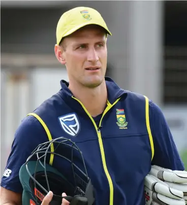  ?? Picture: BACKPAGEPI­X ?? THEUNIS DE BRUYN: Likely to be handed a crack at Herath and Co.