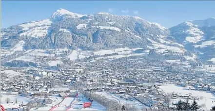  ?? [ Gepa Pictures] ?? Glücklich, wer Freunde an diesem Rennwochen­ende in das eigene Domizil in Kitzbühel einladen kann.