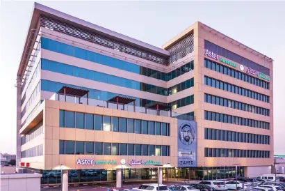  ?? ?? Aster’s GCC network comprises 15 hospitals, 117 clinics and 285 pharmacies, spread across UAE, Saudi Arabia, Oman, Qatar and Bahrain.