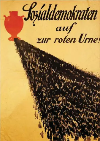  ?? Abb.: akg; Gestaltung: Paul Scheurich ?? Wahlplakat von 1919