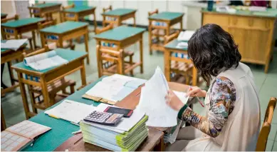  ??  ?? Teachers will be utilising technology aids as they return to schools after the summer break, according to a research.