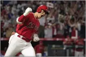 ?? MARK J. TERRILL — THE ASSOCIATED PRESS ?? New L.A. Dodger Shohei Ohtani's big season earned him a second AP Male Athlete of the Year Award in three years.