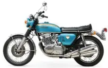  ??  ?? BELOW: Given the choice we’d go for Candy Blue Green on our Honda CB750 every time