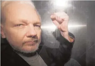  ?? // EFE ?? El fundador de WikiLeaks, Julian Assange, en una imagen de 2019