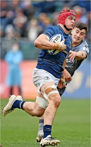  ?? PICTURE: Dan Mullan/getty Images ?? Josh van der Flier makes a break past Six Nations-bound Orlando Bailey