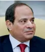  ??  ?? Egyptian President Abdel Fattah El Sisi