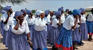 ?? Photo: MICT ?? Empower... Women from the Mashare community choir.