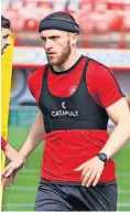  ?? ?? Comeback trail Macdonald in training this week (Pic: HAFC)
