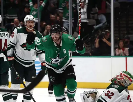  ?? GETTY IMAGES ?? FALLING STARS: Dallas center Tyler Seguin only has four goals in 20 games this season.