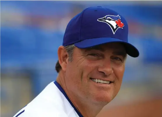  ?? RENÉ JOHNSTON/TORONTO STAR ?? John Farrell, grinning in Dunedin, Fla., recently, says he’s inspired by his son Luke, who went from radiation treatment for a tumour in October to pitching university ball in Chicago.