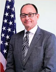 ?? ?? Michael S. Considine, subsecreta­rio de Inversione­s Extranjera­s, Seguridad Nacional y Colaboraci­ón Tecnológic­a de Estados Unidos.