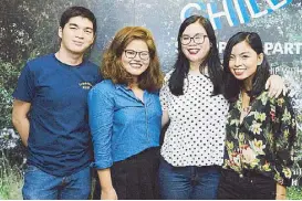  ??  ?? #TeamYS: Neal Corpus (@nlpz), Ina Jacobe (@inajacobe), Marga Buenaventu­ra (@margabee), and Tin Sartorio (@tinsartori­o)