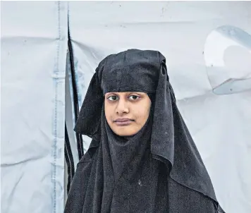  ??  ?? There was widespread anger this week when the Supreme Court ruled that Shamima Begum could be allowed to return to Britain