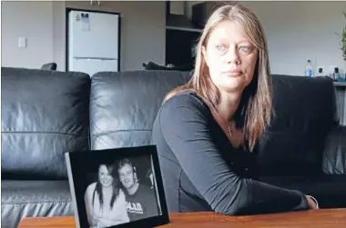  ?? Photo: EVA BRADLEY/FAIRFAX NZ ?? Brakes on: Janine Russell wants people to be aware of the dangers of letting loved ones drive when they are upset. Her brother, Lance Rielly, was killed along with Mr Rielly’s stepdaught­er Stephanie Fox in a crash on the Kapiti Coast in December last...