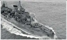  ?? ?? HMS Neptune, which sunk on December 9, 1941.