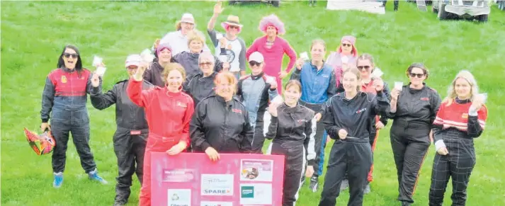  ?? Photo / Supplied ?? The Taranaki Off Road Racing Club Women’s Pink Ribbon Off Road Championsh­ip raised more than $3000 for the Breast Cancer Foundation.
