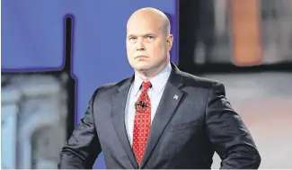  ??  ?? Matthew Whitaker has been named as acting attorney general.