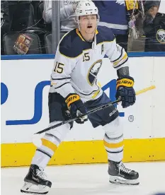  ?? CLAUS ANDERSEN/GETTY IMAGES/FILES ?? Jack Eichel believes there is an “opportunit­y for change” in Buffalo this season after a busy summer.