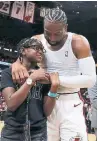  ?? TWITTER ?? Dwyane Wade went on “The Ellen DeGeneres Show” on Tuesday to talk about how he supported his daughter, Zaya.