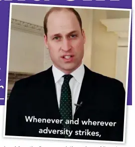  ??  ?? Video: Prince William makes his appeal